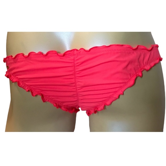 Victoria's Secret Hot Pink Ruffle Itsy Swim Bottom XS - Picture 1 of 2